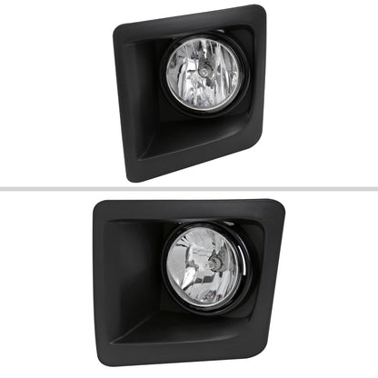 2014-2015 GMC Sierra 1500 H3 Fog Lights (Chrome Housing/Clear Lens)