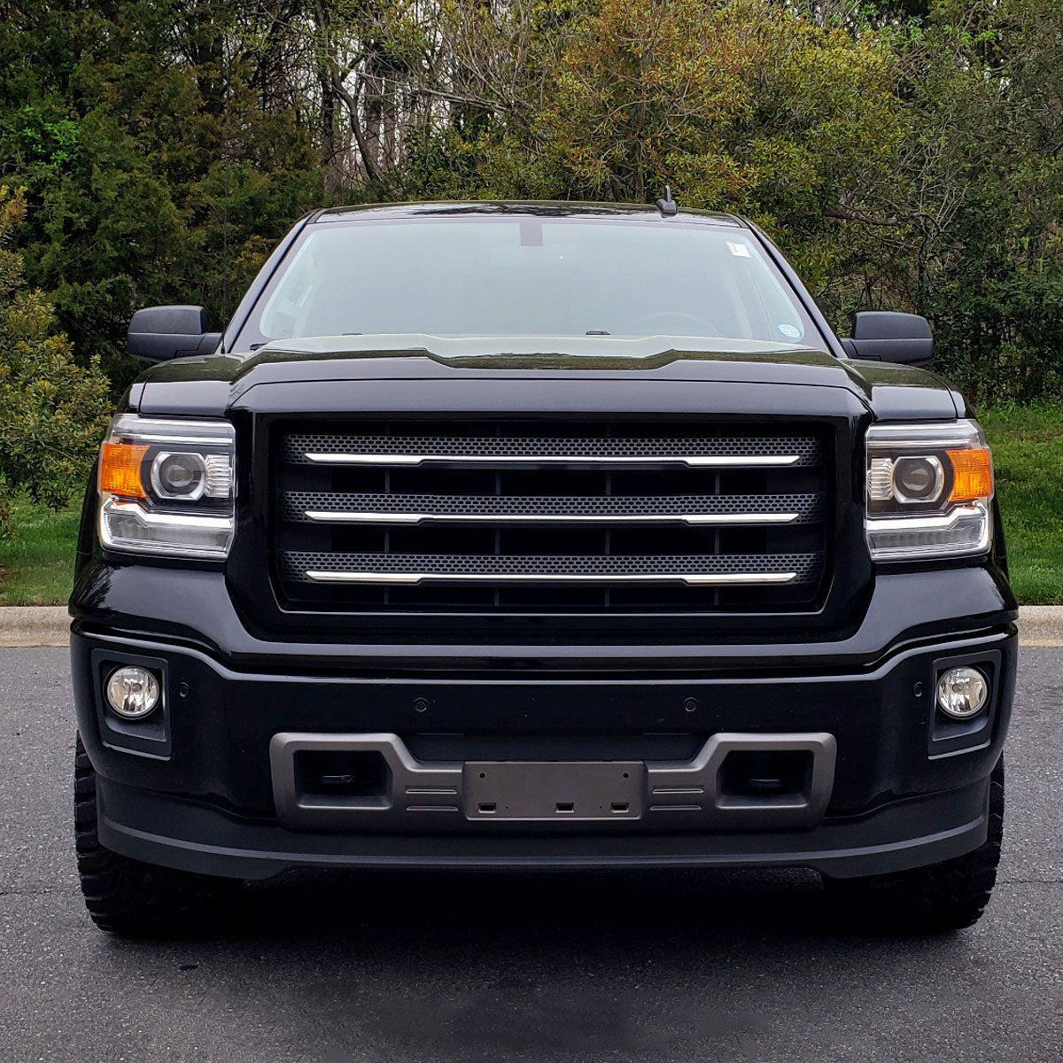 2014-2015 GMC Sierra 1500 H3 Fog Lights (Chrome Housing/Clear Lens)
