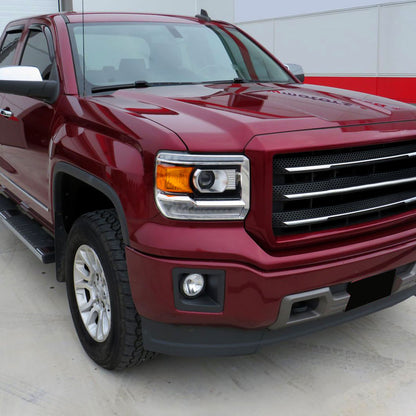 2014-2015 GMC Sierra 1500 H3 Fog Lights (Chrome Housing/Clear Lens)