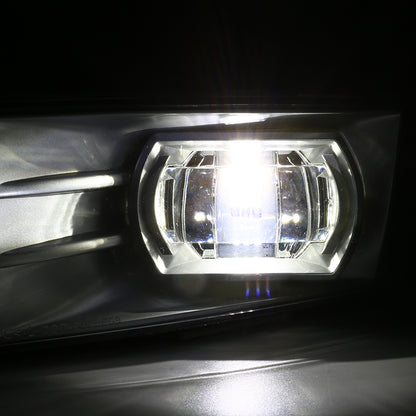 2007-2014 Chevrolet Avalanche/Silverado/Suburban/Tahoe LED Projector Fog Lights (Chrome Housing/Clear Lens)