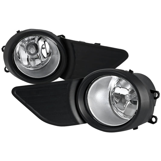 2011-2017 Toyota Sienna H11 Fog Lights Kit (Chrome Housing/Clear Lens)