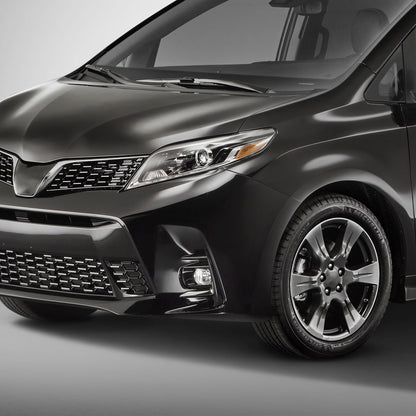 2018-2019 Toyota Sienna H11 Fog Lights Kit (Chrome Housing/Clear Lens)