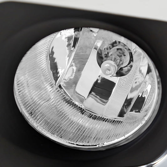 2016-2022 Toyota Tacoma H16 Chrome Bezel Fog Lights Kit (Chrome Housing/Clear Lens)