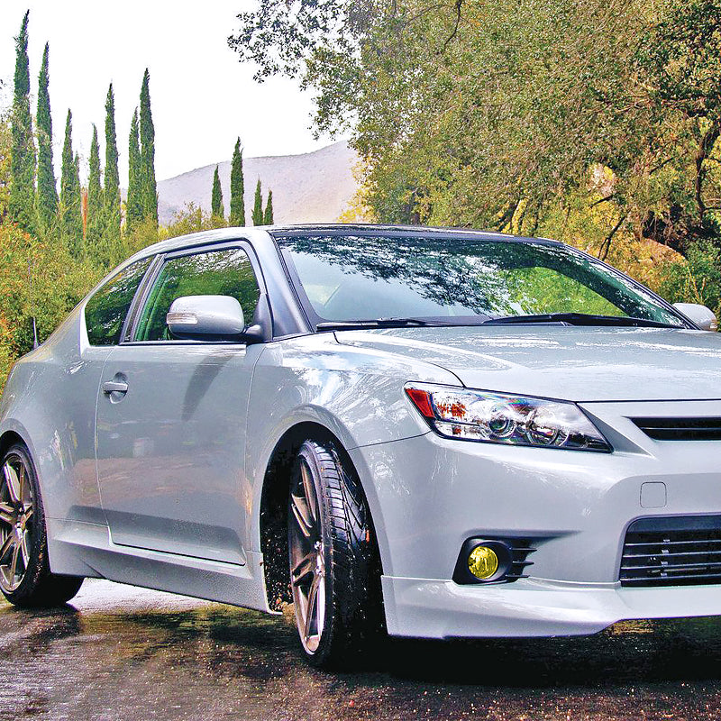2011-2013 Scion tC H11 Fog Lights Kit (Chrome Housing/Yellow Lens)