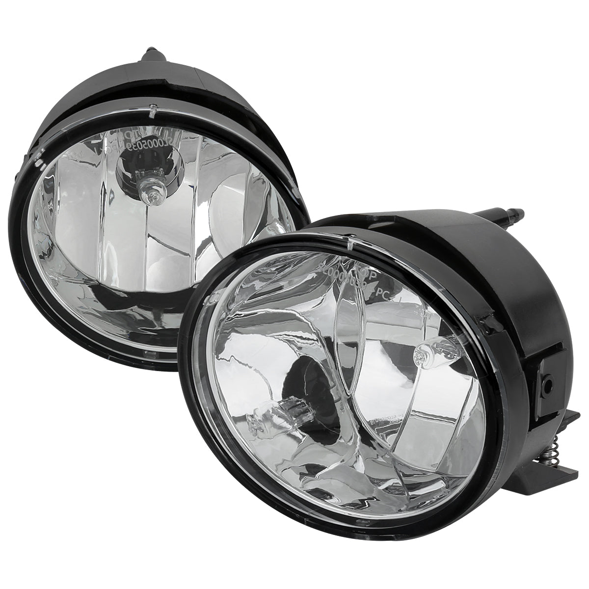 2004-2015 Nissan Titan/ 2005-2007 Armada Bumper Fog Lights (Chrome Housing/Clear Lens)