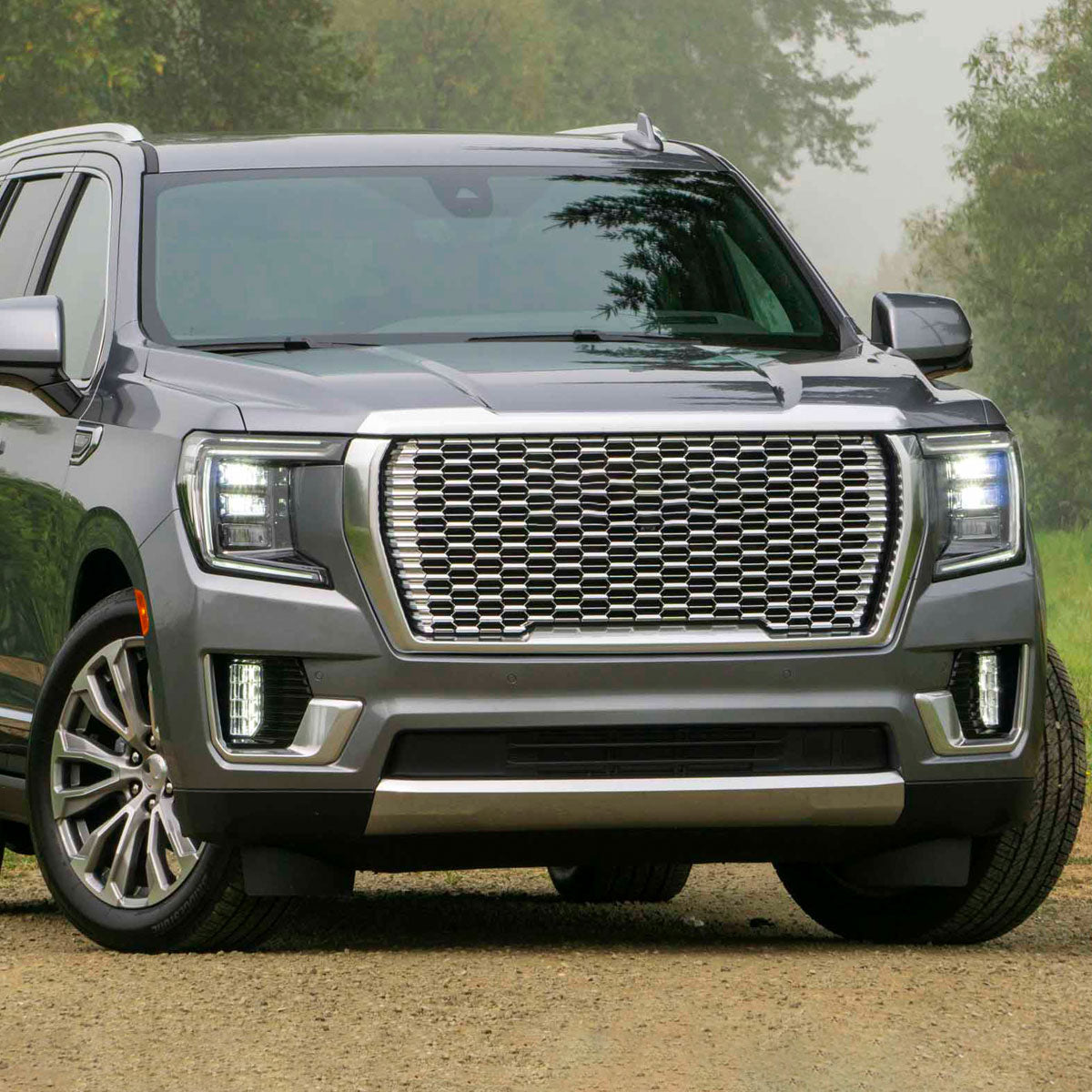 2021-2023 GMC Yukon/Yukon XL LED Fog Lights Kit (Chrome Housing/Clear Lens)