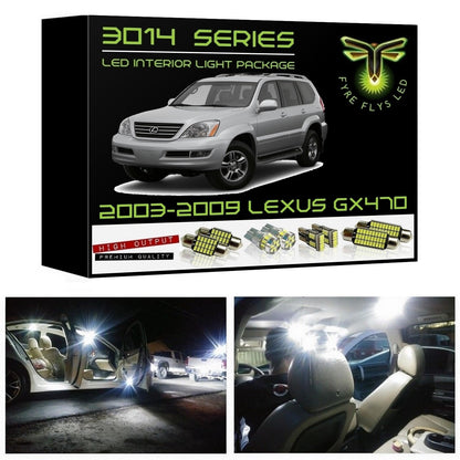 2003-2009 Lexus GX470 Super Bright LED interior light kit 3014 Series