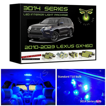 2010-2023 Lexus GX460 Super Bright LED interior light kit 3014 Series