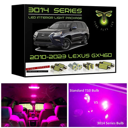 2010-2023 Lexus GX460 Super Bright LED interior light kit 3014 Series