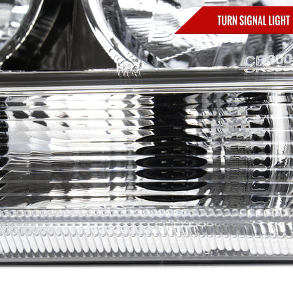 2005-2010 Chrysler 300 Factory Style Headlights (Chrome Housing/Clear Lens)