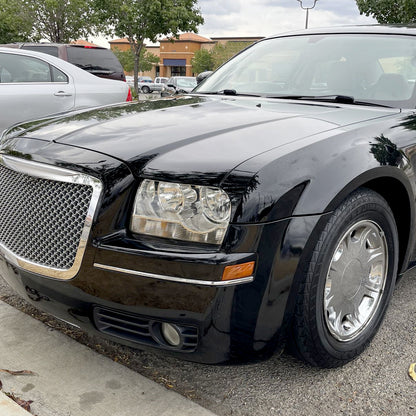 2005-2010 Chrysler 300 Factory Style Headlights (Chrome Housing/Clear Lens)