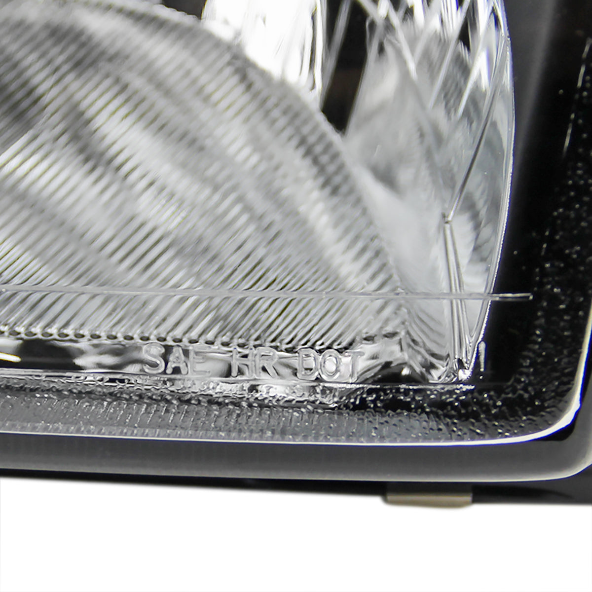 1992-1995 Honda Civic Factory Style Crystal Headlights (Matte Black Housing/Clear Lens)