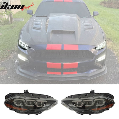 2018-2023 Ford Mustang Mach 1 Front Bumper Cover LED Grille Headlights