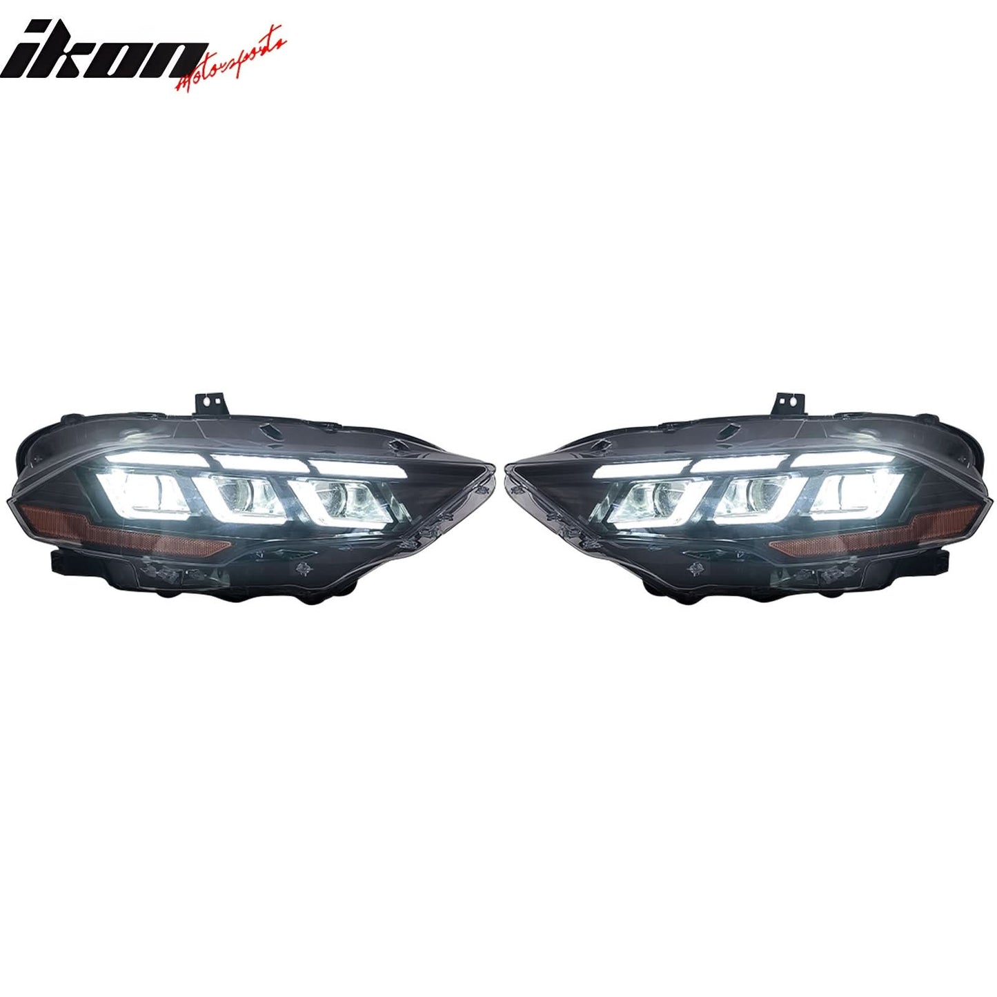 2018-2023 Ford Mustang EcoBoost GT V6 2024 Style Switchback Headlights