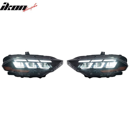 2018-2023 Ford Mustang EcoBoost GT V6 2024 Style Switchback Headlights