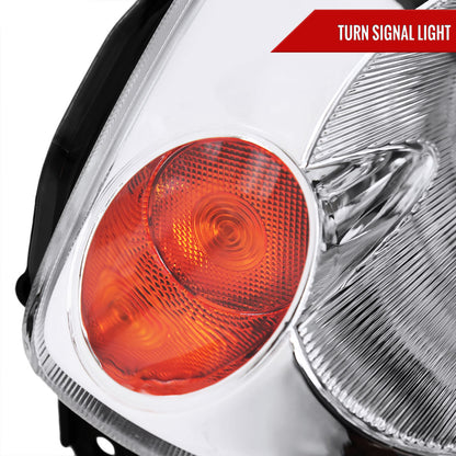 2003-2005 Infiniti G35 Coupe Factory Style Headlights (Chrome Housing/Clear Lens)