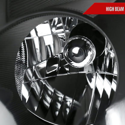 2003-2005 Infiniti G35 Coupe Factory Style Headlights (Matte Black Housing/Clear Lens)