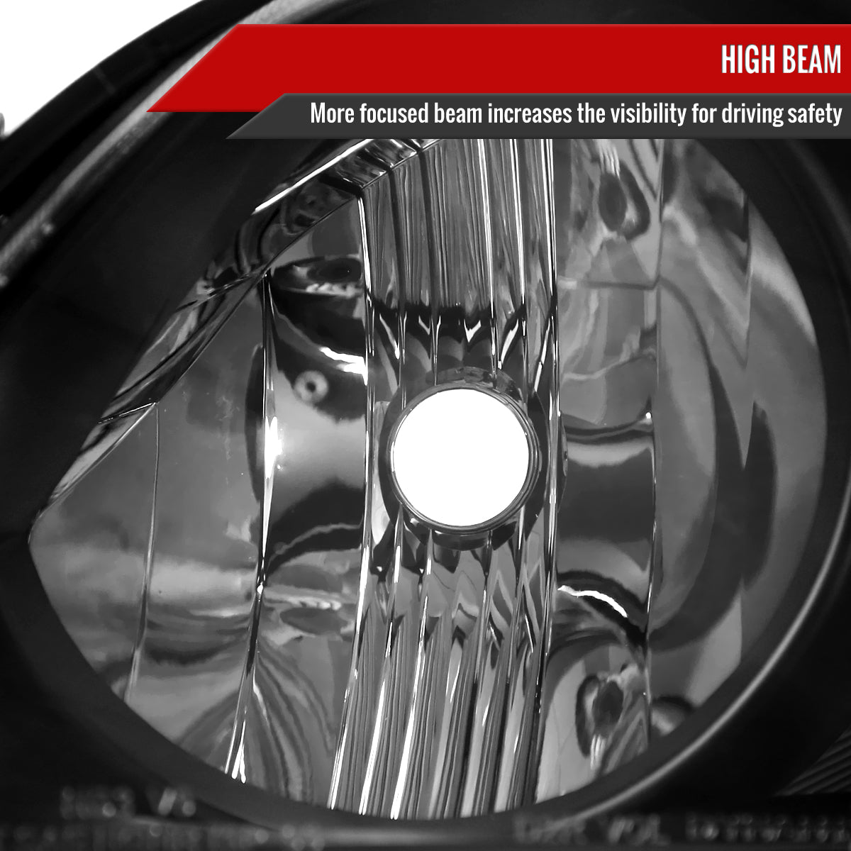 2001-2005 Lexus IS300 Factory Style Crystal Headlights (Matte Black Housing/Clear Lens)