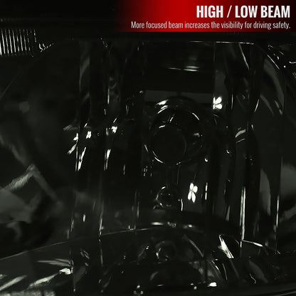 1999-2005 Volkswagen Jetta/Bora Mk4 V3 Factory Style Headlights (Chrome Housing/Smoked Lens)