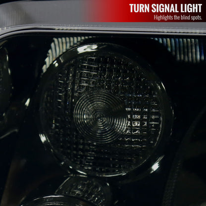 1999-2005 Volkswagen Jetta/Bora Mk4 V3 Factory Style Headlights (Chrome Housing/Smoked Lens)
