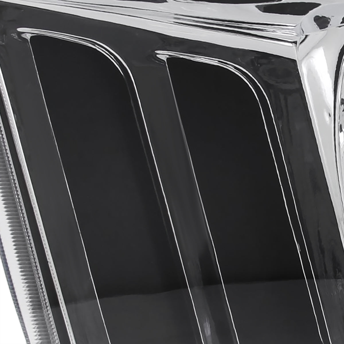 2005-2009 Ford Mustang Factory Style Headlights (Chrome Housing/Clear Lens)