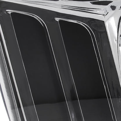 2005-2009 Ford Mustang Factory Style Headlights (Chrome Housing/Clear Lens)