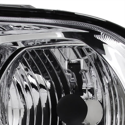 2005-2009 Ford Mustang Factory Style Headlights (Chrome Housing/Clear Lens)