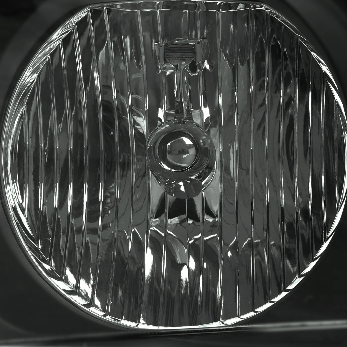 2005-2009 Ford Mustang Factory Style Headlights (Matte Black Housing/Light Smoked Lens)