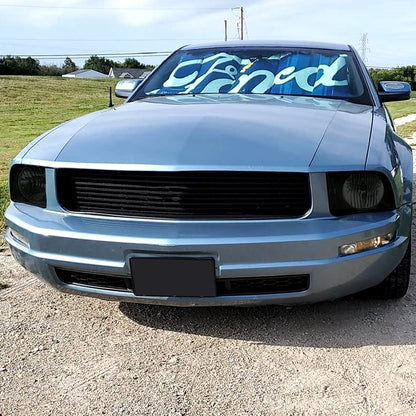 2005-2009 Ford Mustang Factory Style Headlights (Black Housing/Smoked Lens)