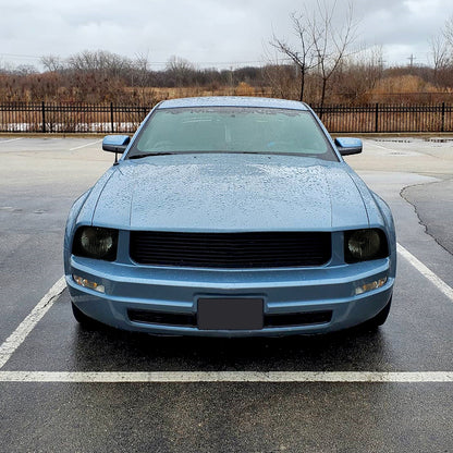 2005-2009 Ford Mustang Factory Style Headlights (Black Housing/Smoked Lens)