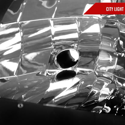 1997-2001 Honda Prelude Factory Style Headlights (Matte Black Housing/Clear Lens)