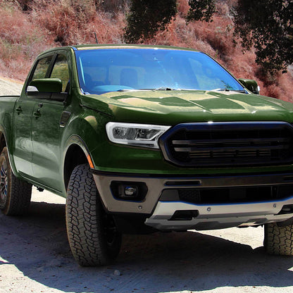 2019-2023 Ford Ranger XL XLT Factory Style Replacement Headlights with LED Bar Turn Signal (Chrome Housing / Clear Lens)