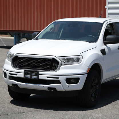 2019-2023 Ford Ranger XL XLT Factory Style Replacement Headlights with LED Bar Turn Signal (Chrome Housing / Clear Lens)