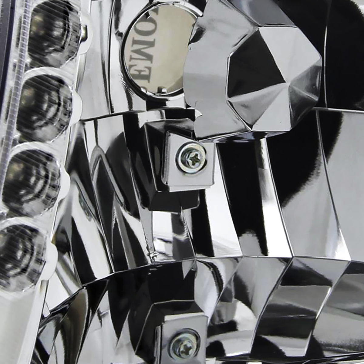 1998-2000 Ford Ranger Factory Style Headlights (Chrome Housing/Clear Lens)