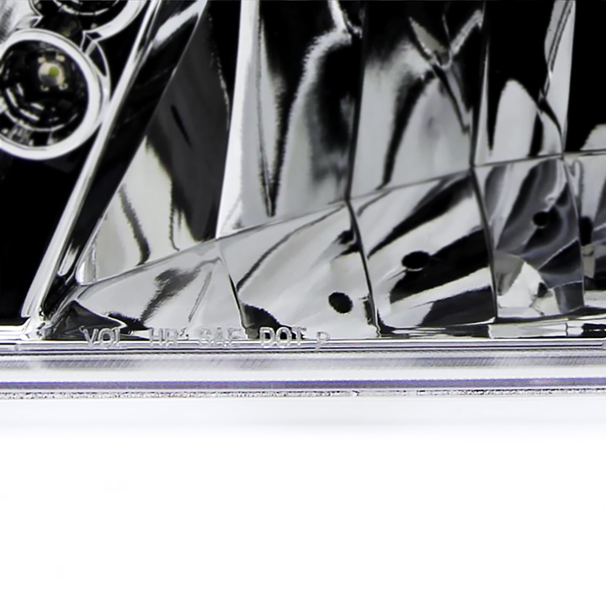 1998-2000 Ford Ranger Factory Style Headlights (Chrome Housing/Clear Lens)