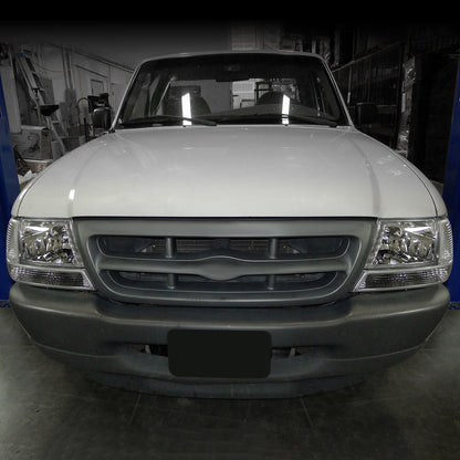 1998-2000 Ford Ranger Factory Style Headlights (Chrome Housing/Clear Lens)
