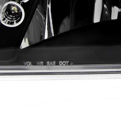 1998-2000 Ford Ranger Factory Style Headlights (Matte Black Housing/Clear Lens)