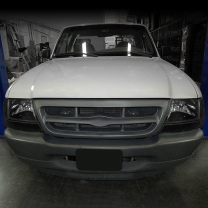 1998-2000 Ford Ranger Factory Style Headlights (Matte Black Housing/Clear Lens)
