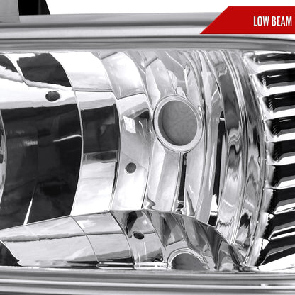 1998-2004 Chevrolet S10/Blazer Factory Style Headlights (Chrome Housing/Clear Lens)