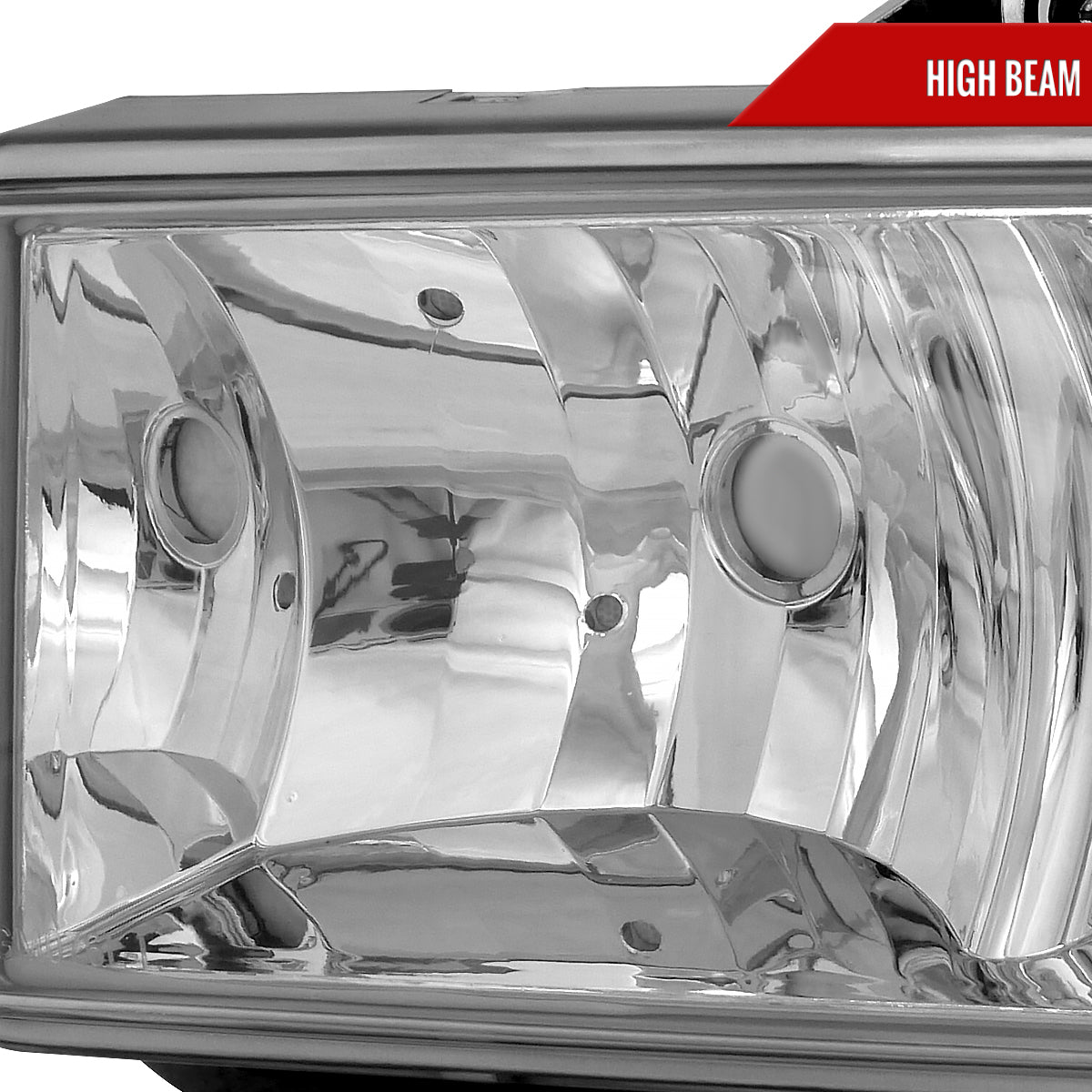 1998-2004 Chevrolet S10/Blazer Factory Style Headlights (Chrome Housing/Clear Lens)