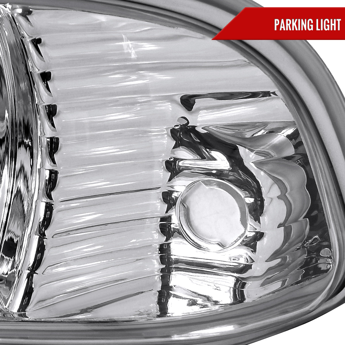 1998-2004 Chevrolet S10/Blazer Factory Style Headlights (Chrome Housing/Clear Lens)
