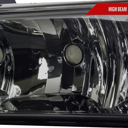 1998-2004 Chevrolet S10/Blazer Factory Style Headlights (Chrome Housing/Smoked Lens)