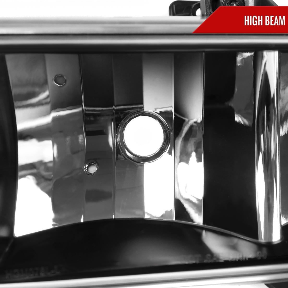 1998-2004 Chevrolet S10/Blazer Factory Style Headlights (Matte Black Housing/Clear Lens)