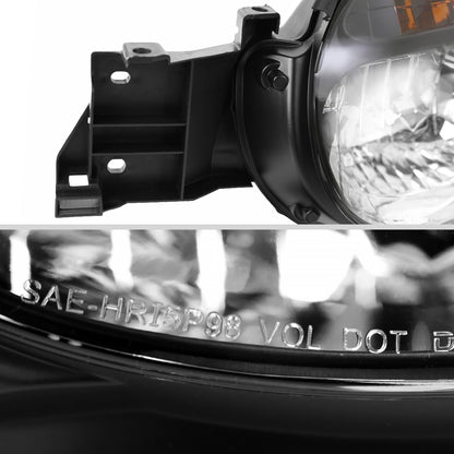 2002-2003 Subaru Impreza OEM Replacement Headlights (Matte Black Housing/Clear Lens)