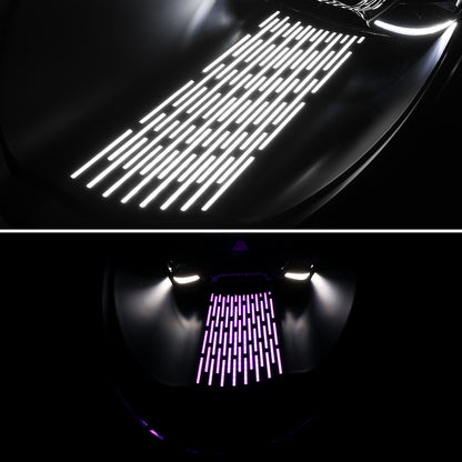 2009-2013 Porsche 911 997.2 LED Projector w/ DRL Headlights (Matte Black Housing / Glossy Black Accents / Clear Lens)