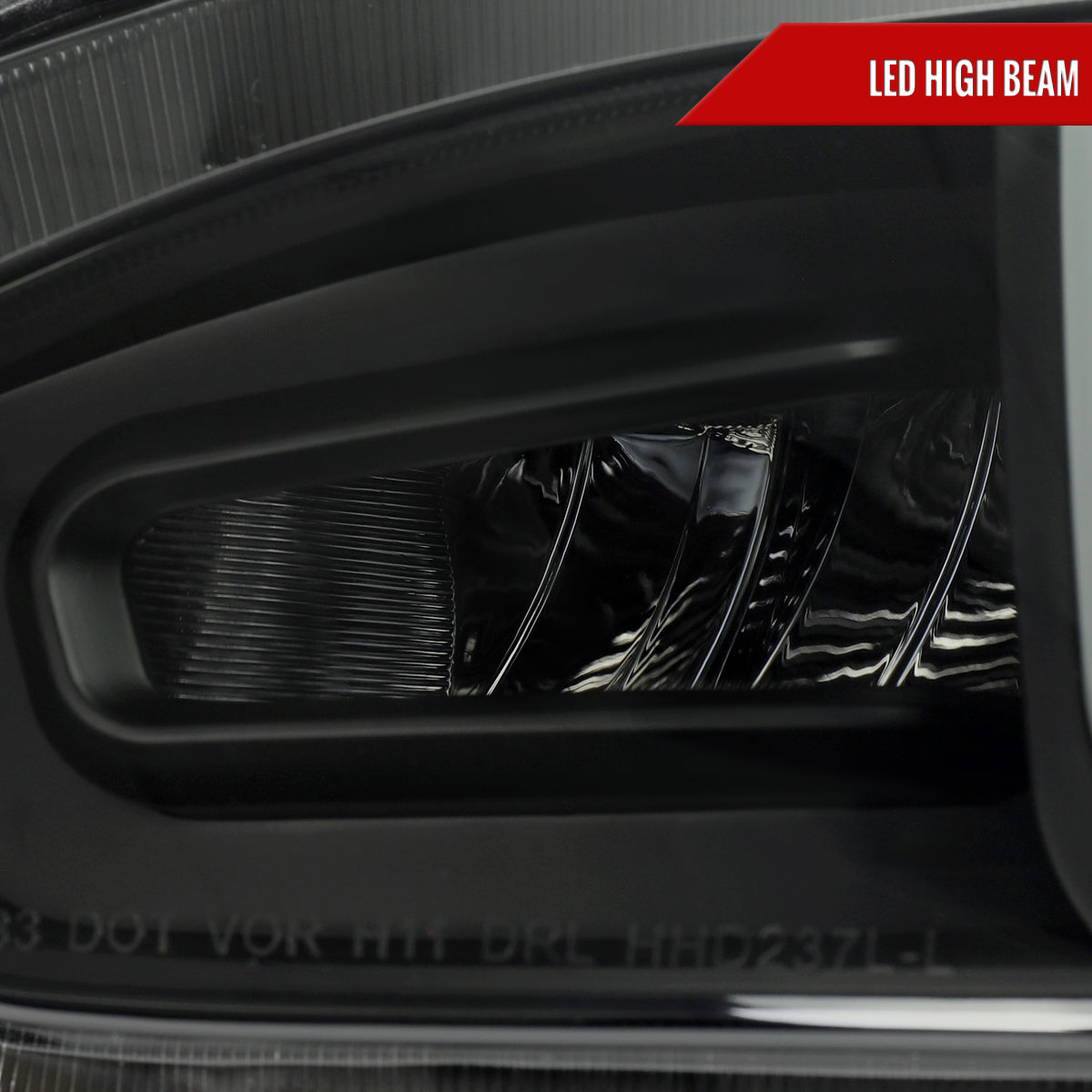 2016-2021 Honda Civic Full LED Projector Headlights w/ Switchback Sequential Turn Signal (Matte Black Housing/Smoked Lens)