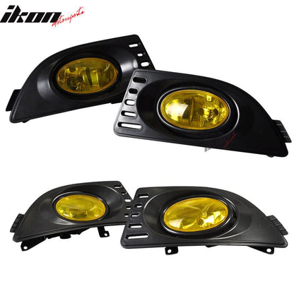 2005-2007Â Acura RSX Yellow Lens Bumper Fog Lights Lamps RH LH Driving