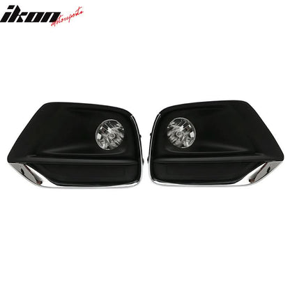 2017-2021 Chevy Trax Fog Light Foglight Kit Fog Lamp w/ Chrome Trim