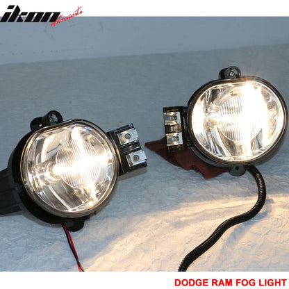 Fits 03-08 Ram Fog Lamp Fog Light Wiring Kit Bulb 9006(HB4) 12V 55W
