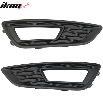 Fits 15-17 Focus Pair Front Fog Light Lamps Bezels - Sport SE Version